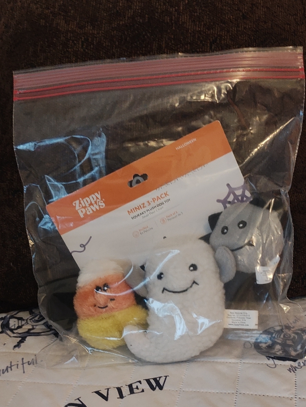 PETS: HALLOWEEN SET DOG TOY